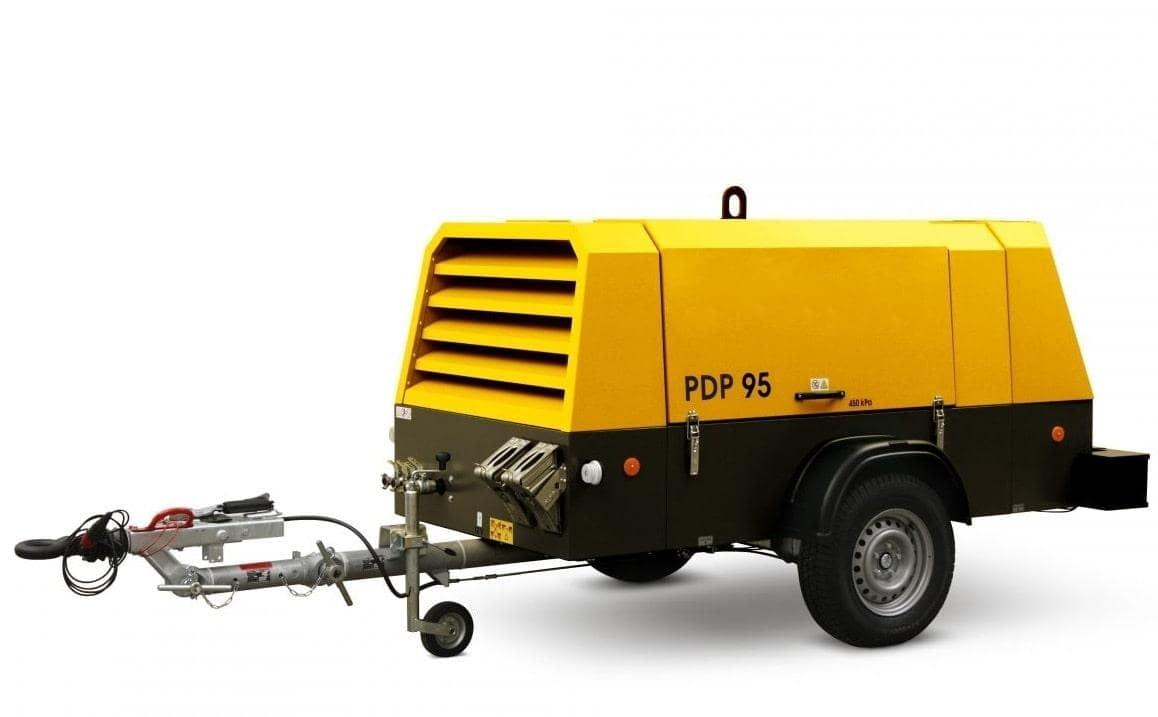 Дизельный компрессор Dalgakiran PDP 95-7 (фикс с тормозом)