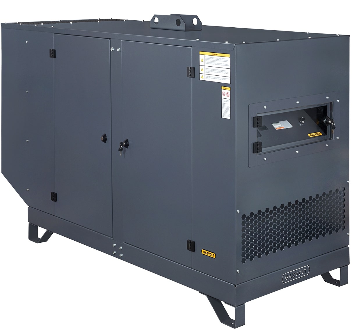 Газовый генератор Gazvolt 80T21 в кожухе с АВР
