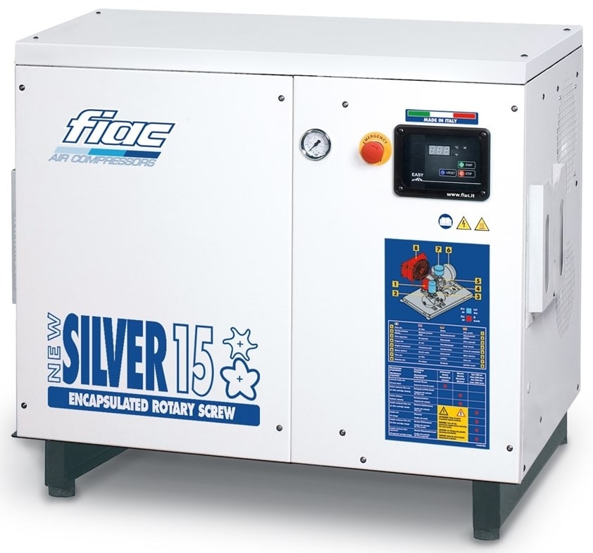 Винтовой компрессор Fiac NEW SILVER 15 10