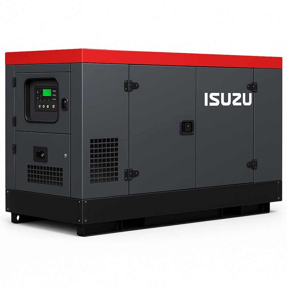 Дизельный генератор Isuzu GMP 55IA в кожухе