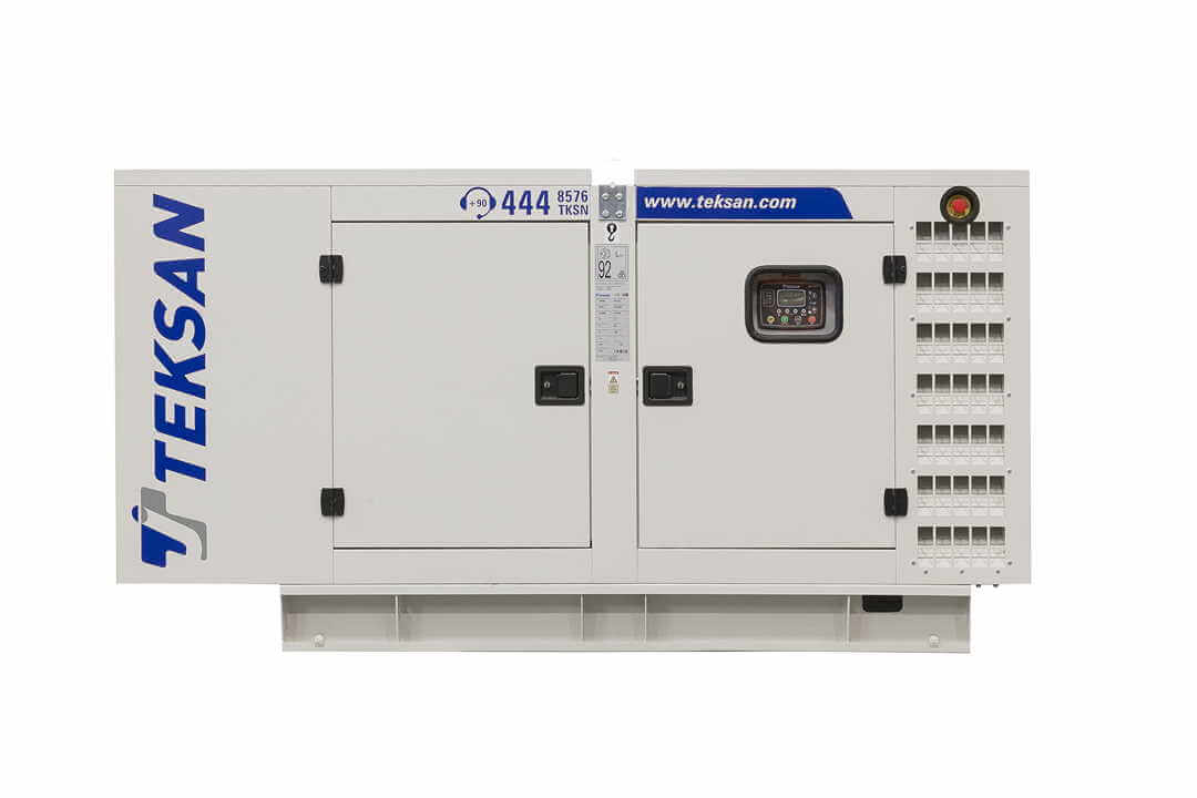 Дизельный генератор Teksan TJ110PE в кожухе