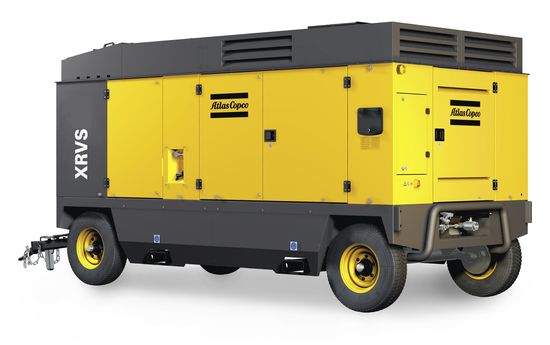 Дизельный компрессор Atlas Copco XRVS 617 CD на шасси