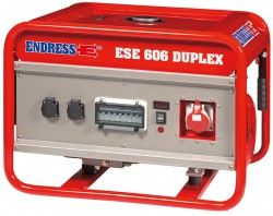 Бензиновый генератор Endress ESE 606 DSG-GT ES Duplex с АВР