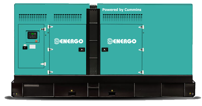 Дизельный генератор Energo AD275-T400C-S в кожухе