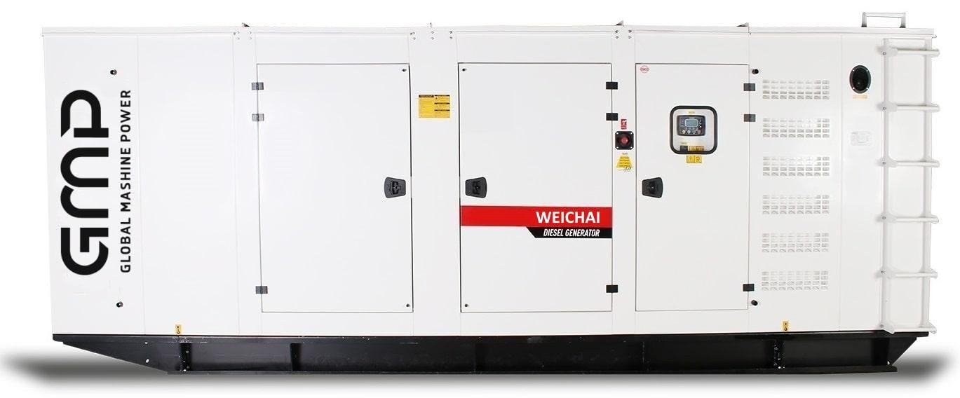 Дизельный генератор Weichai GMP 1375WA в кожухе