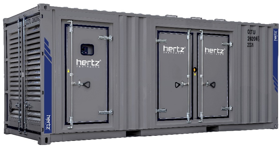 Дизельный генератор Hertz HG 1040 BC в кожухе