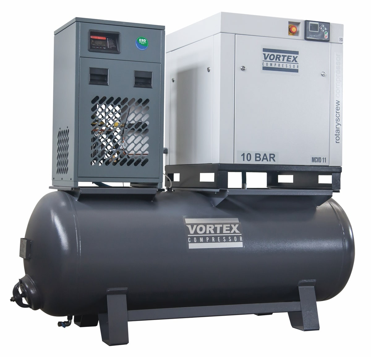 Винтовой компрессор Vortex MCVD11/500L 7.5 бар
