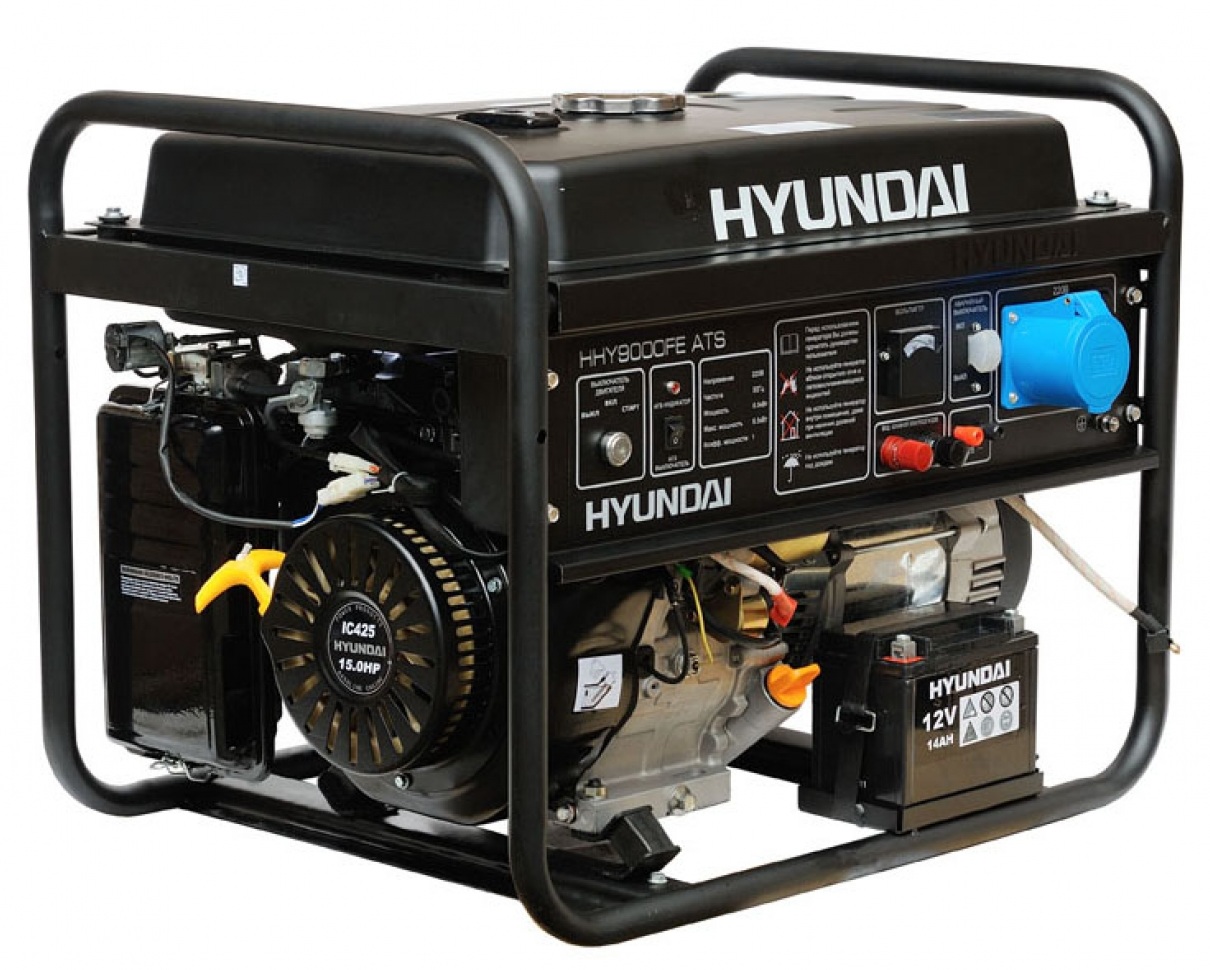 Бензиновый генератор Hyundai HHY 9000FE ATS