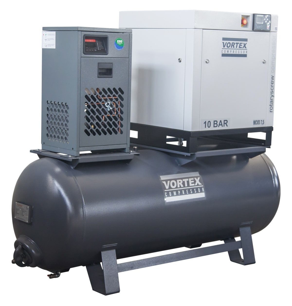 Винтовой компрессор Vortex MCVD7.5/500L 10 бар