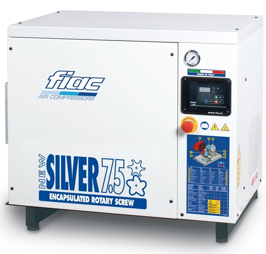 Винтовой компрессор Fiac NEW SILVER 7,5 10