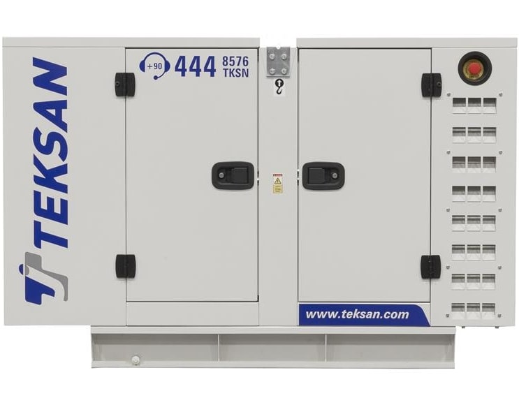 Дизельный генератор Teksan TJ110BD5C в кожухе