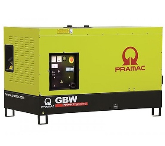 Дизельный генератор Pramac GBW 10 P в кожухе