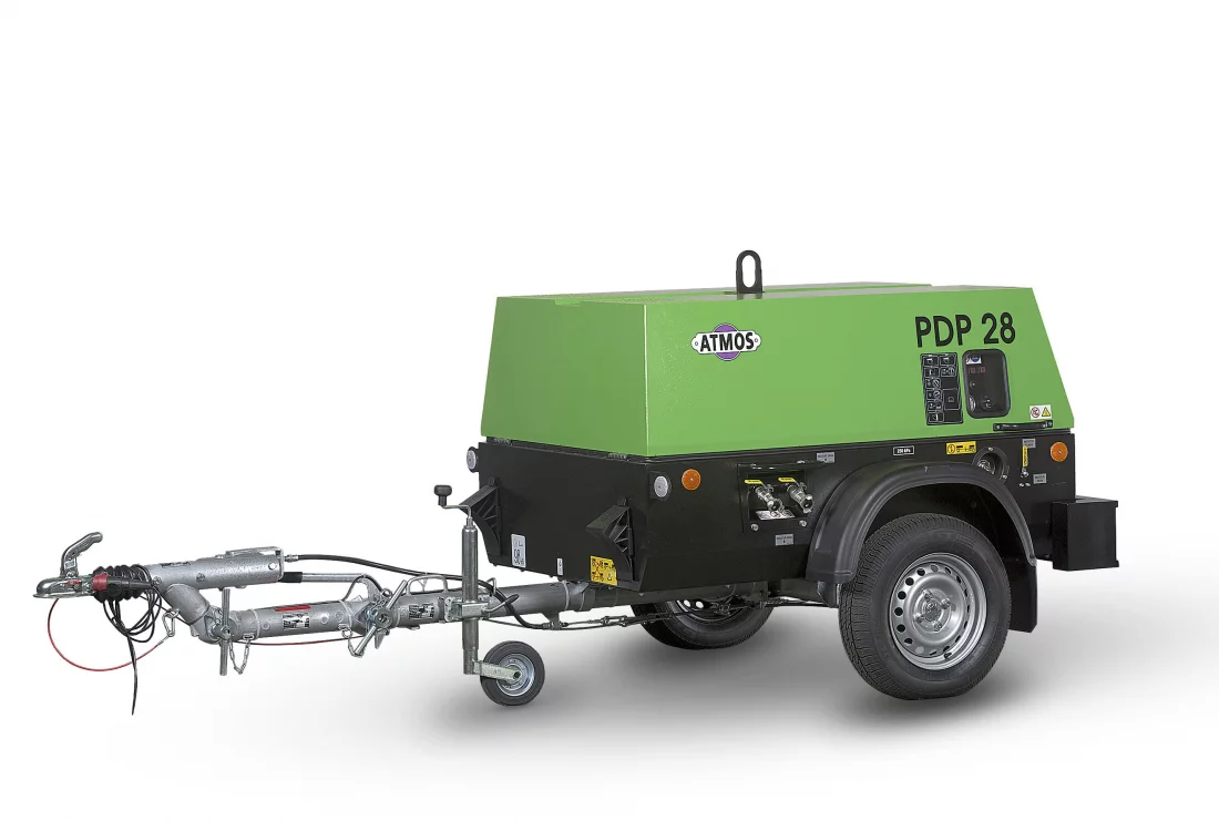 Дизельный компрессор Atmos PDP 28 10 регул без тормоза