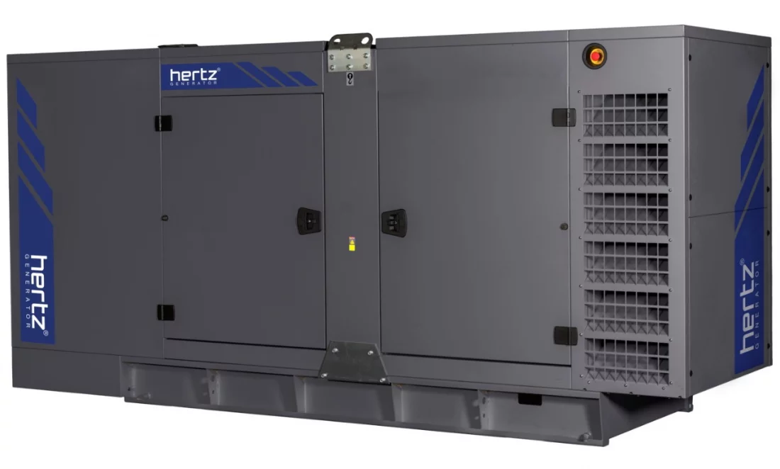 Дизельный генератор Hertz HG 275 DL в кожухе с АВР