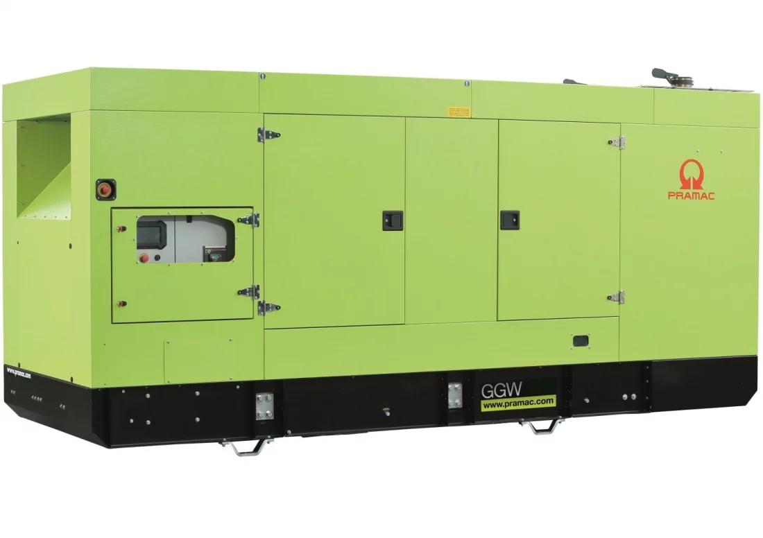 Газовый генератор Pramac GGW275G в кожухе с АВР