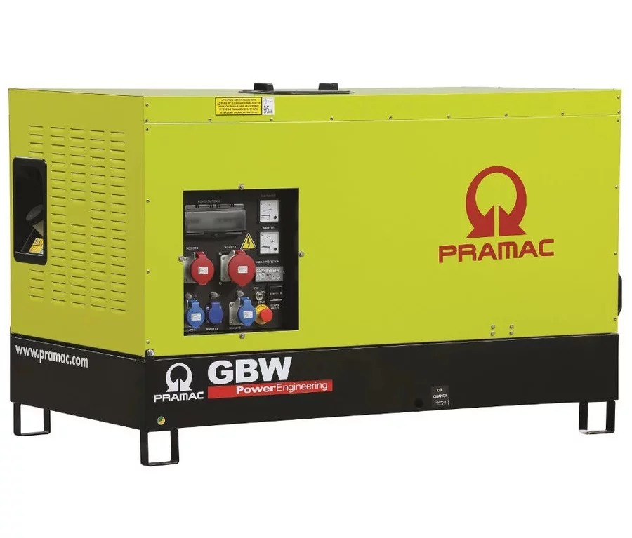 Дизельный генератор Pramac GBW 10 Y в кожухе с АВР