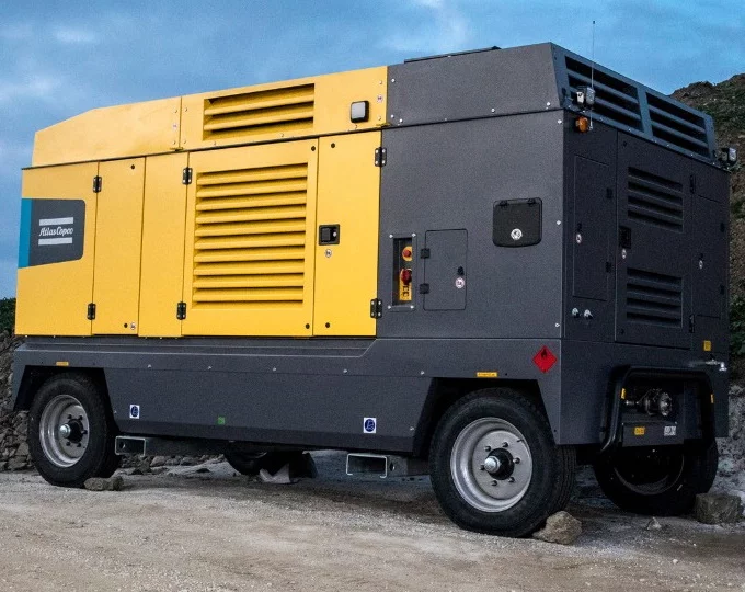 Дизельный компрессор Atlas Copco Y 1260 35 на шасси
