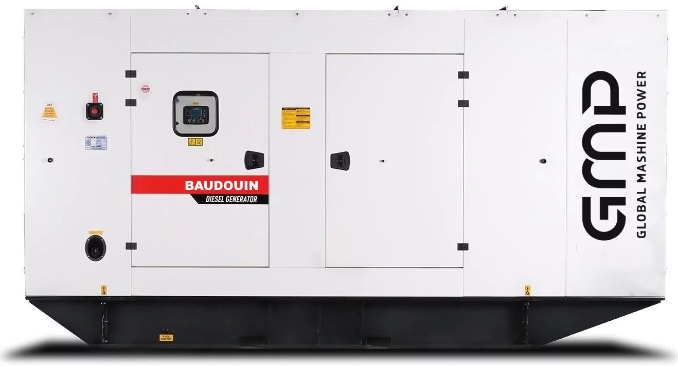 Дизельный генератор Baudouin GMP 550BM в кожухе