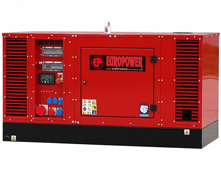 Дизельный генератор EuroPower EPS 34 TDE (с подогревом ОЖ)