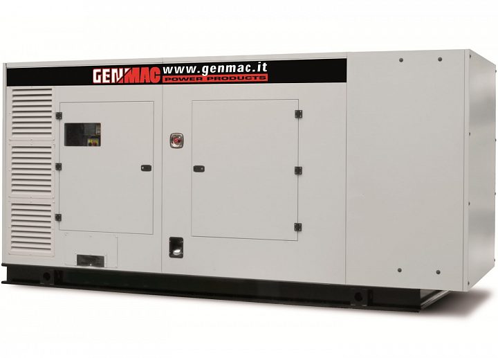 Дизельный генератор Genmac G350PS в кожухе с АВР