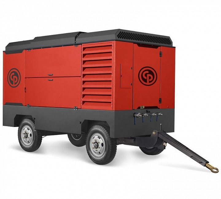 Винтовой компрессор Chicago Pneumatic CPS 850 Е на шасси