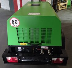 Дизельный компрессор Atmos PDP 20 7 регул без тормоза — фото 6