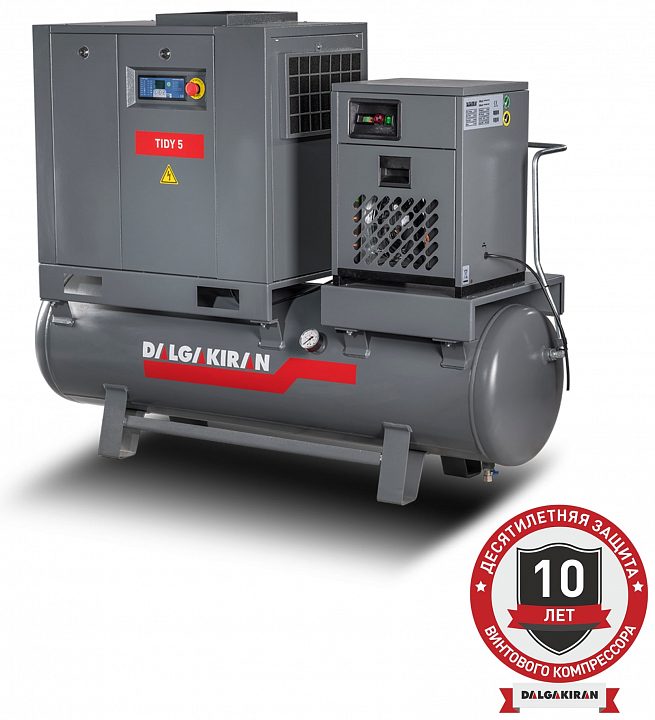 Винтовой компрессор DALGAKIRAN Tidy 5-10 250D Compact
