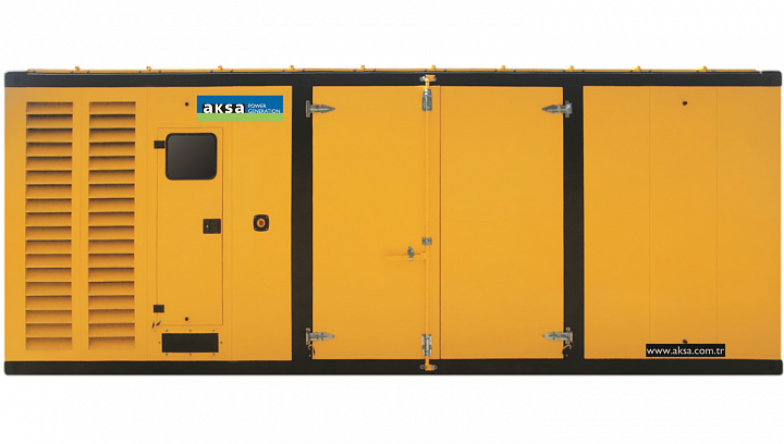 Дизельный генератор Aksa APD-1100P в кожухе с АВР