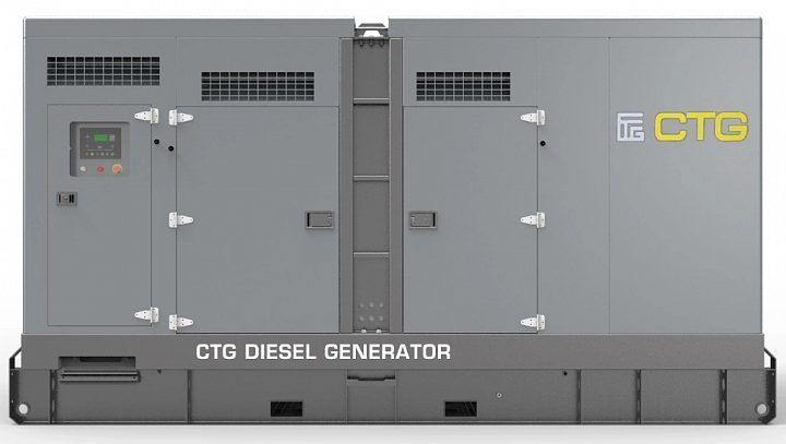 Дизельный генератор CTG 33C в кожухе с АВР