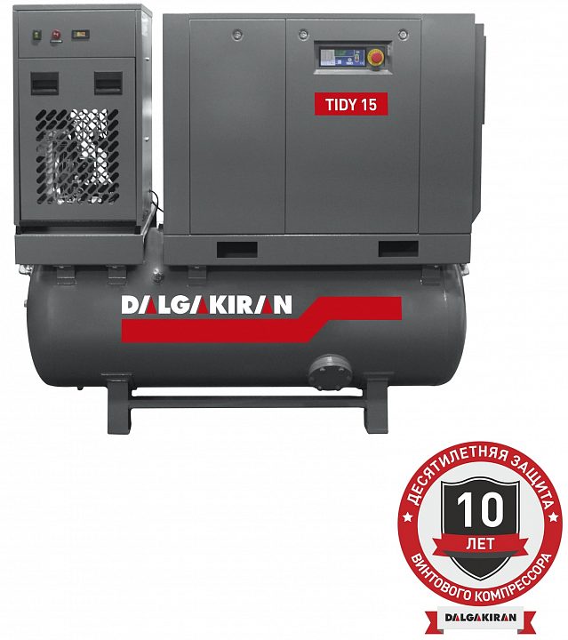 Винтовой компрессор DALGAKIRAN Tidy 15-7,5 500D Compact