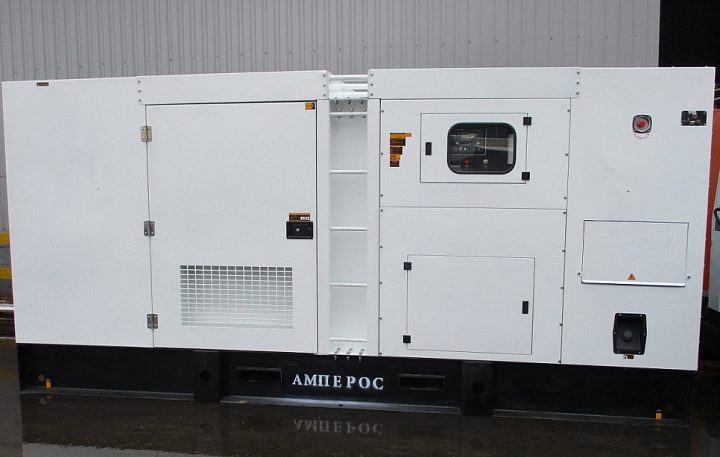 Дизельный генератор АМПЕРОС АД 640-Т400 в кожухе