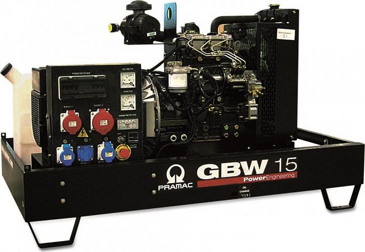 Дизельный генератор Pramac GBW 15 P