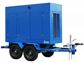 Дизельный генератор ТСС АД-250С-Т400-2РПМ11 на шасси с АВР — фото 1