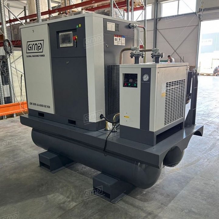 Винтовой компрессор GMP GM 30R-16-600D GE VSD IP23 (для лазера)