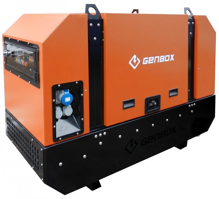 Дизельный генератор GENBOX JD100 в кожухе