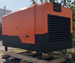 Дизельный компрессор ММЗ-ПВ6/0,7Р2СГ с генератором на раме — фото 4