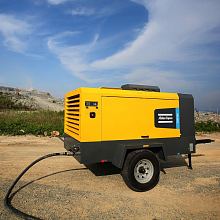 Дизельный компрессор Atlas Copco XAVS 500 на шасси — фото 3