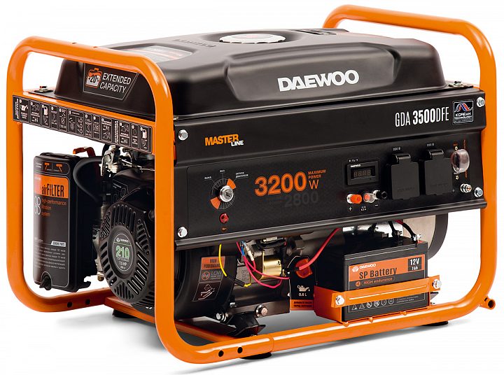 Газовый генератор Daewoo GDA 3500 DFE