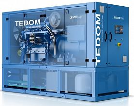 Газовый генератор Tedom Quanto D2000 в кожухе — фото 2