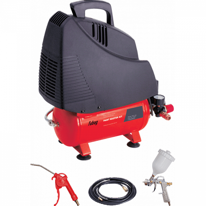 Поршневой компрессор Fubag PAINT MASTER KIT + 3 предмета