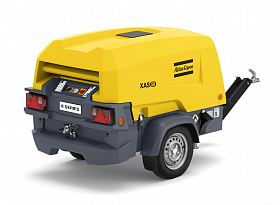 Дизельный компрессор Atlas Copco XAS 58 KD на шасси — фото 1