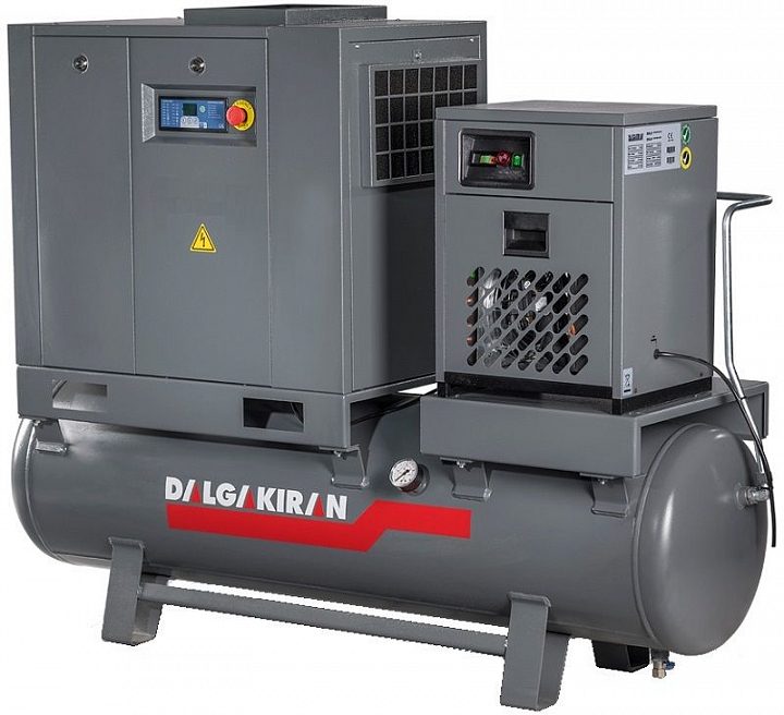 Винтовой компрессор Dalgakiran F 4 10 250 Compact