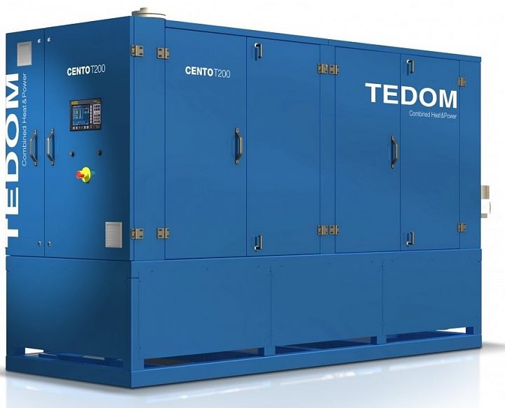 Газовый генератор Tedom Cento T80 в кожухе