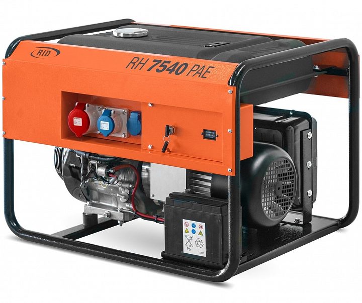 Бензиновый генератор RID RH 7540 PAE